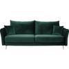2-sitzer-sofa Mit Schlaffunktion Empoli B: 235cm - Goldfarben/Grün, Design, Textil (235/96/104cm) - MID.YOU