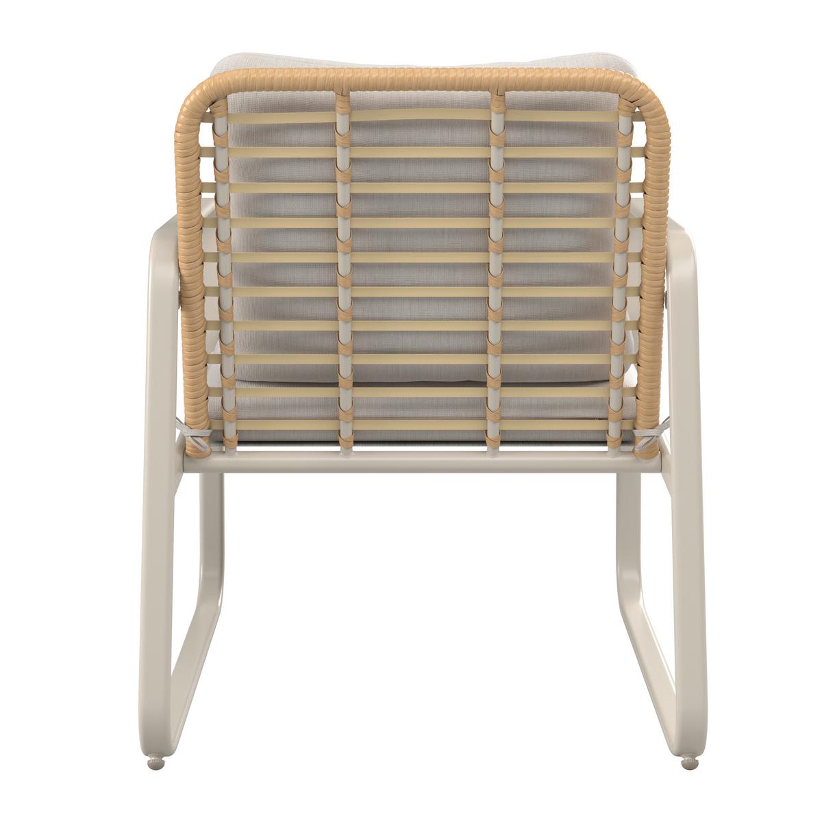 Loungegarnitur Tartu - Beige/Hellgrau, MODERN, Glas/Kunststoff (117/77,5/71,5cm) - Beldano