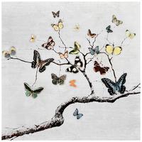 Feszített Vászonkép Natalie Kb. 50/50cm - natúr színű/többszínű, Konventionell, textil/fa (50/50/1,8cm) - James Wood