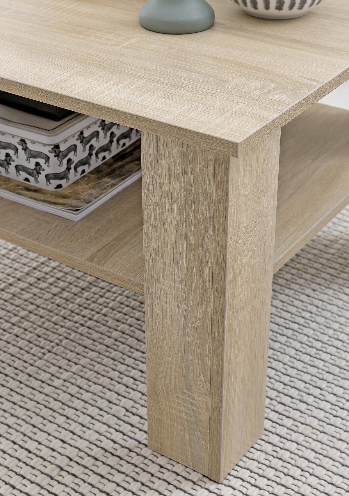 Dohányzóasztal Mid.you - tölgyfa színű, Konventionell, faalapú anyag (60/60/42cm) - MID.YOU