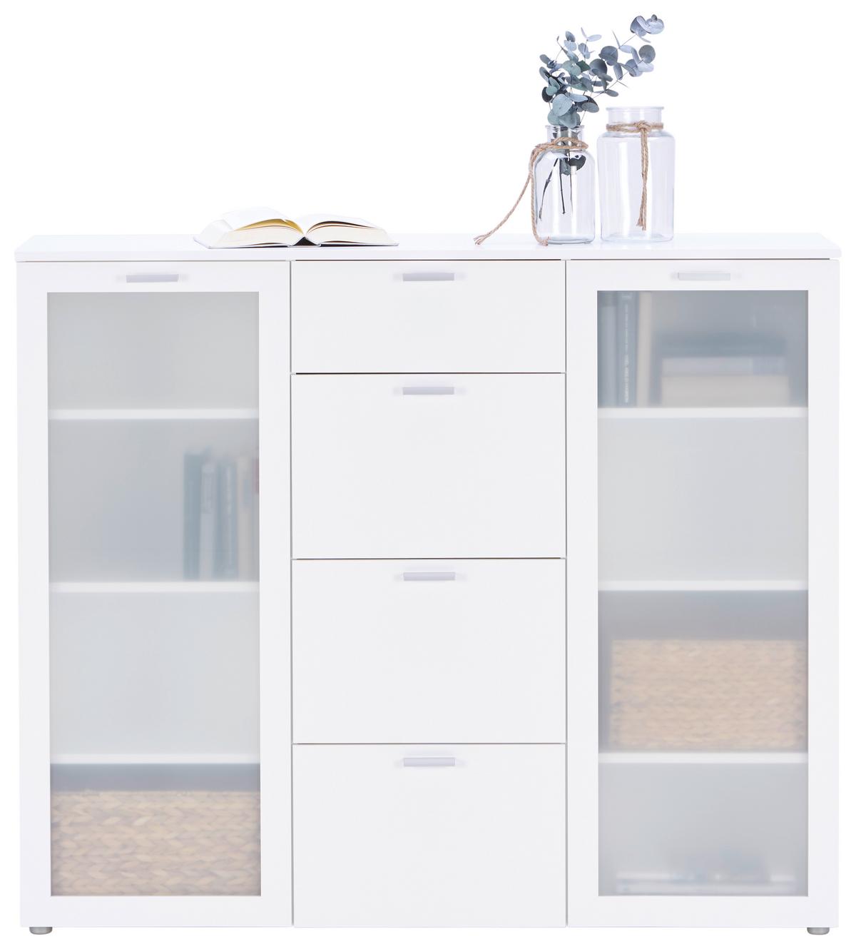 Kommode 135cm Xeno, Weiß Xeno "x2m A9 914" - MODERN (135/115/37cm)