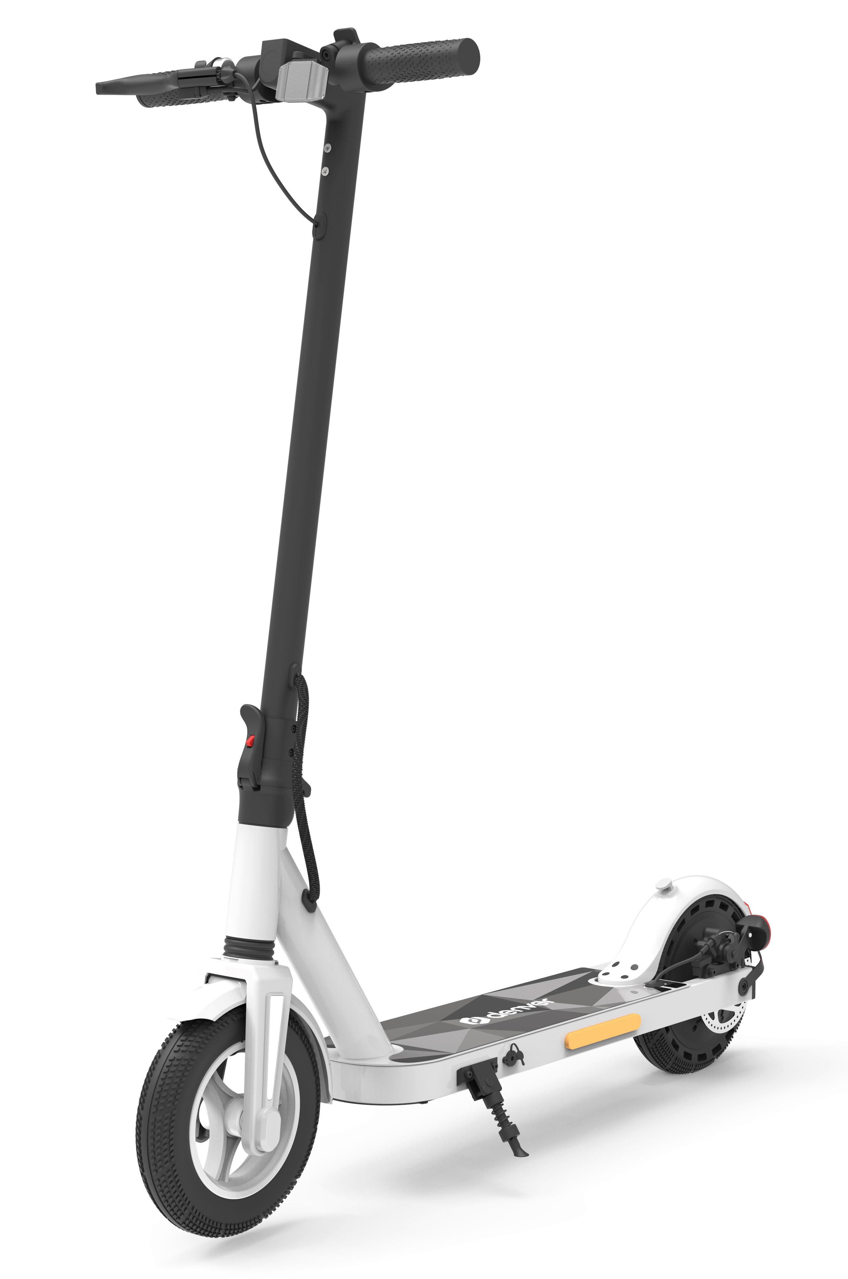 E-Scooter Klappbar Sel-10500white mit Parkständer - Weiß, Basics, Metall (43,50/115,50/110,00cm)