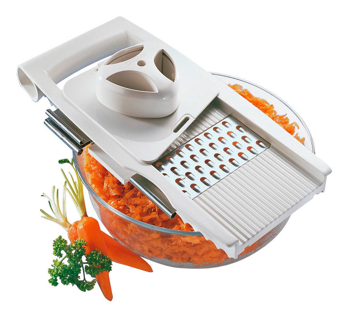 Allzweckreibe Birgit Kunststoff - Weiß, KONVENTIONELL, Kunststoff (13/7/32cm) - Leifheit