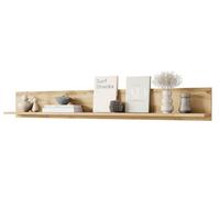 Wandboard Vera Eiche Wotan D. B: 138,5cm - Eiche Wotan, Design, Holzwerkstoff (138,5/18/12cm) - Livetastic