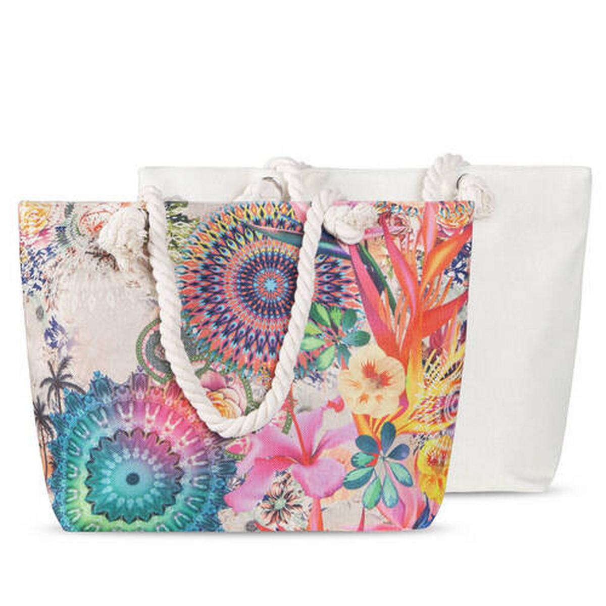 Strandtasche Maelli Multicolor 43x60 cm - Multicolor, Trend, Textil (43/60cm)