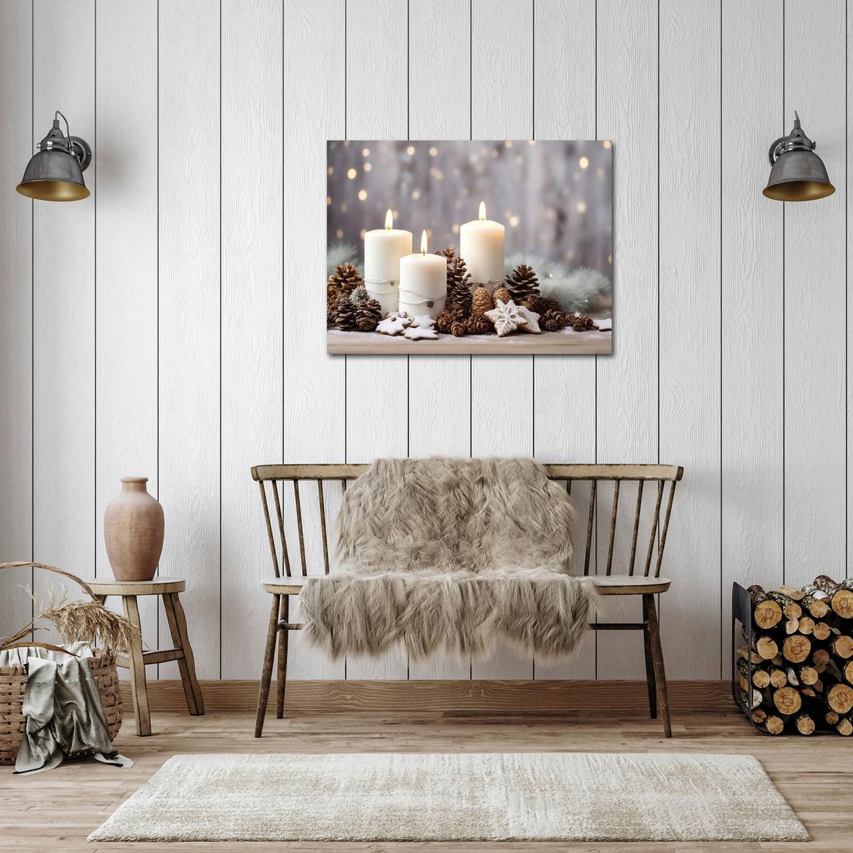 Leinwandbild Dominik - Multicolor, KONVENTIONELL, Holz/Kunststoff (40/30/2,5cm) - Luca Bessoni