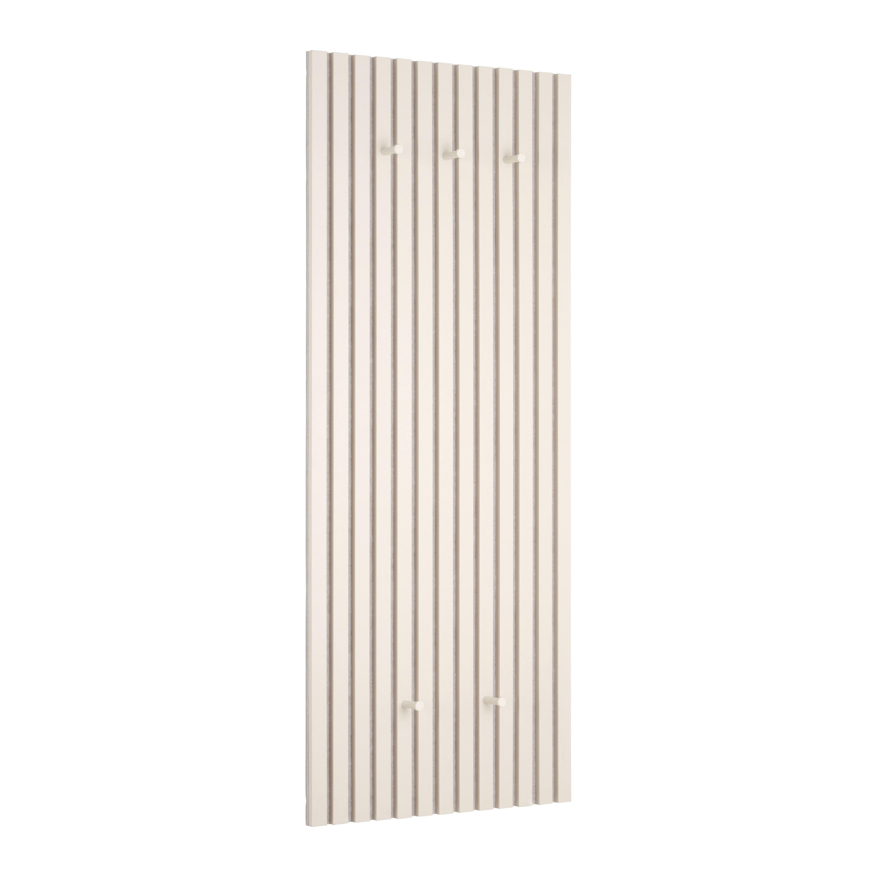 Vešiakový panel Grace piesková - piesková, Modern, kov/drevo (50/125/7,5cm) - Mömax