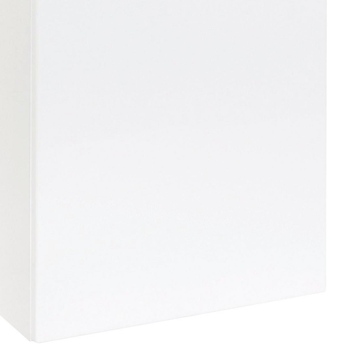 Unterschrank Mit Türdämpfer Siena B: 40cm Weiß/eiche Dekor - Weiß/Silbereichenfarben, MODERN, Holzwerkstoff (40/79/27cm) - Held