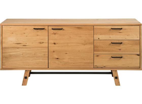 Sideboard Stockholm -Sc- B: 180 cm Eiche - Eichefarben, KONVENTIONELL, Holz (180/85/44cm) - Carryhome Sideboard Stockholm -Sc- B: 180 cm Eiche - Eichefarben, KONVENTIONELL, Holz (180/85/44cm) - Carryhome