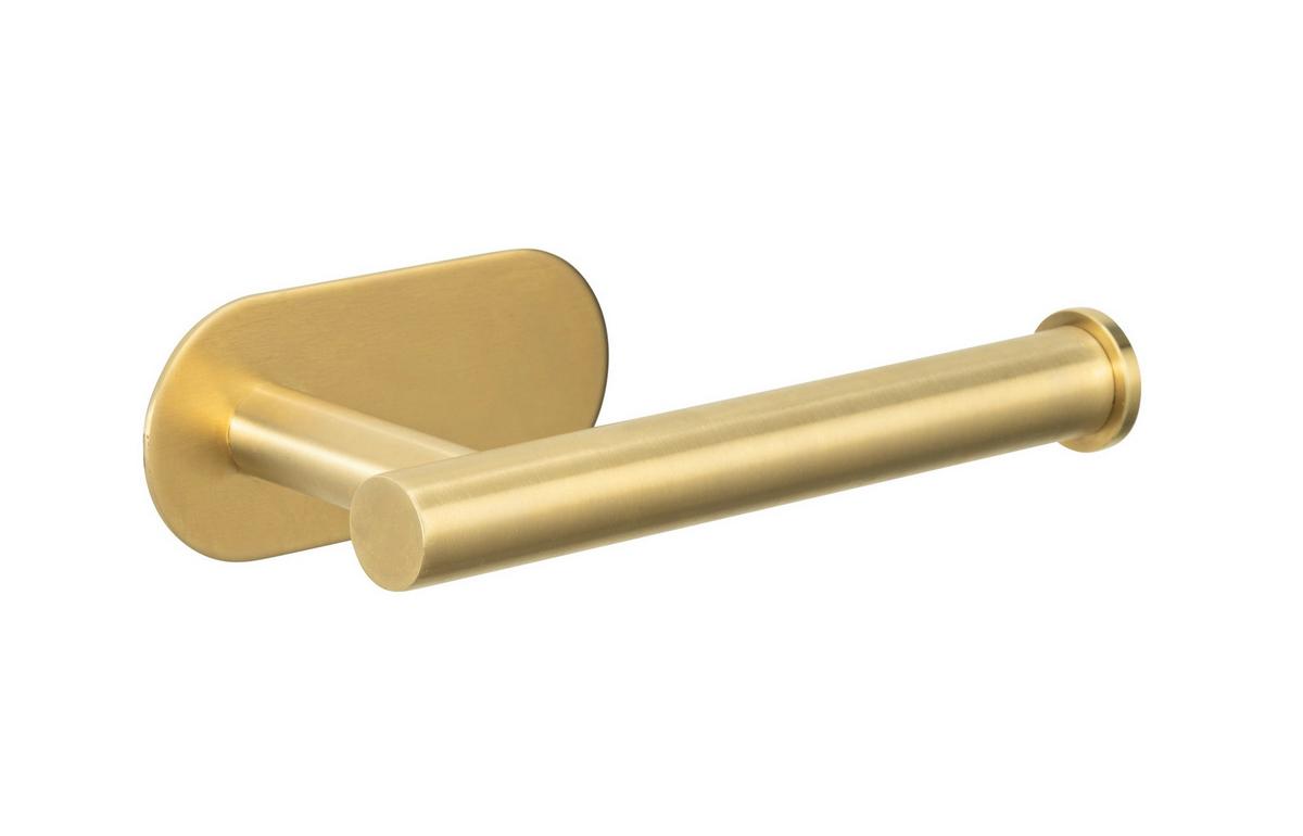 Držiak na toaletný papier TURBO-LOC -SB- - zlatá, Lifestyle, kov (16/4,5/7cm) - Mömax