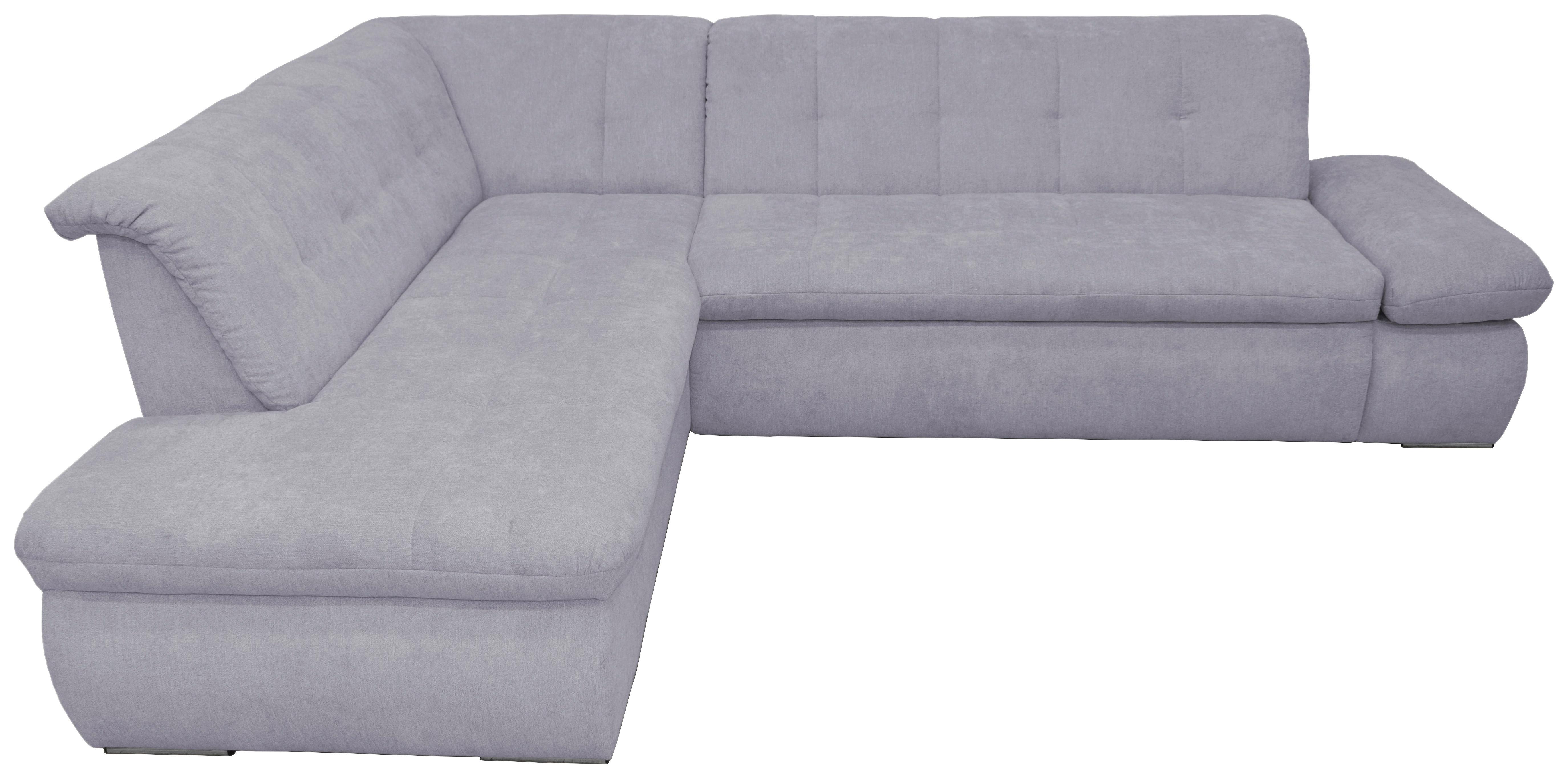 Ecksofa Moric Grau Mikrofaser