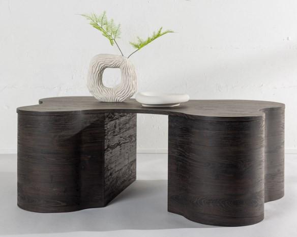 Couchtisch Larvik - Dunkelbraun, Design, Holz/Holzwerkstoff (130/90/45cm) - Livetastic