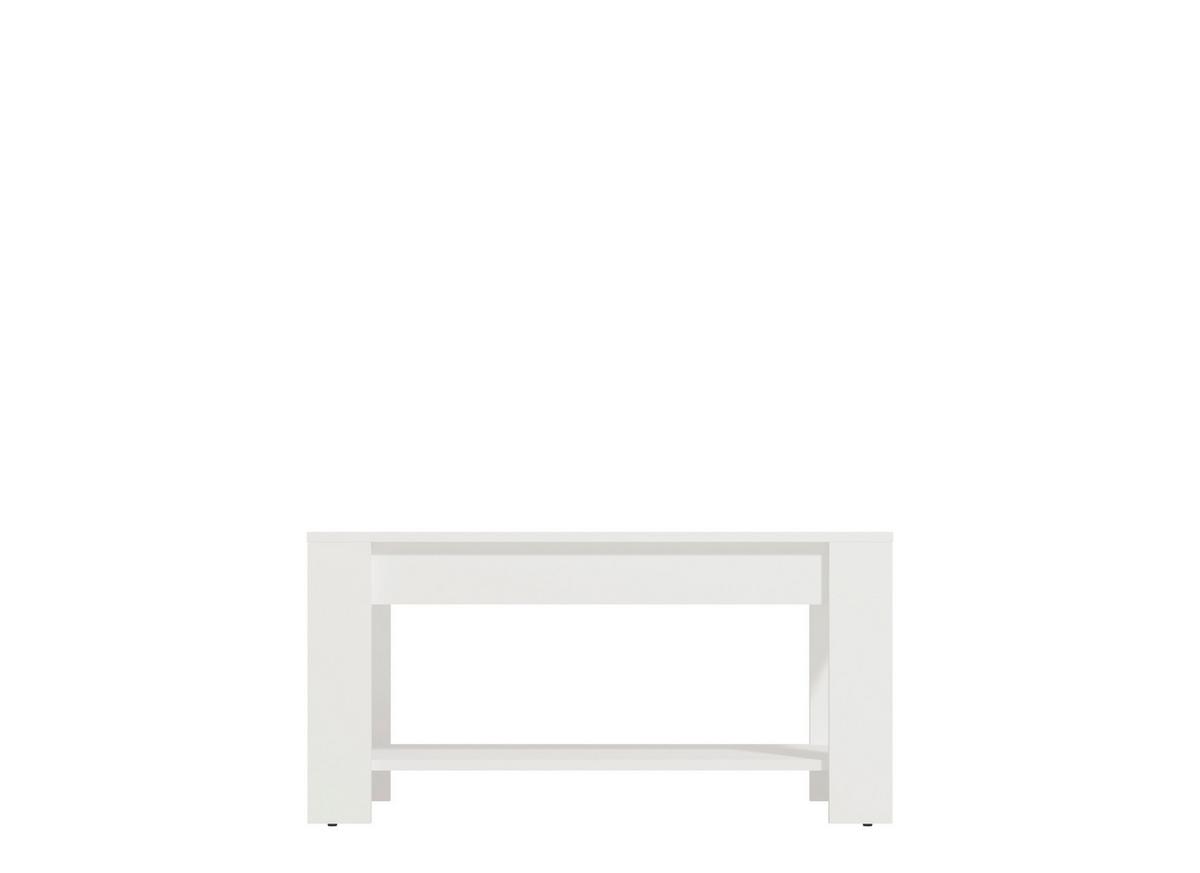 Dohányzóasztal Clent - fehér, Modern, faalapú anyag (90/45,5/49,5cm)