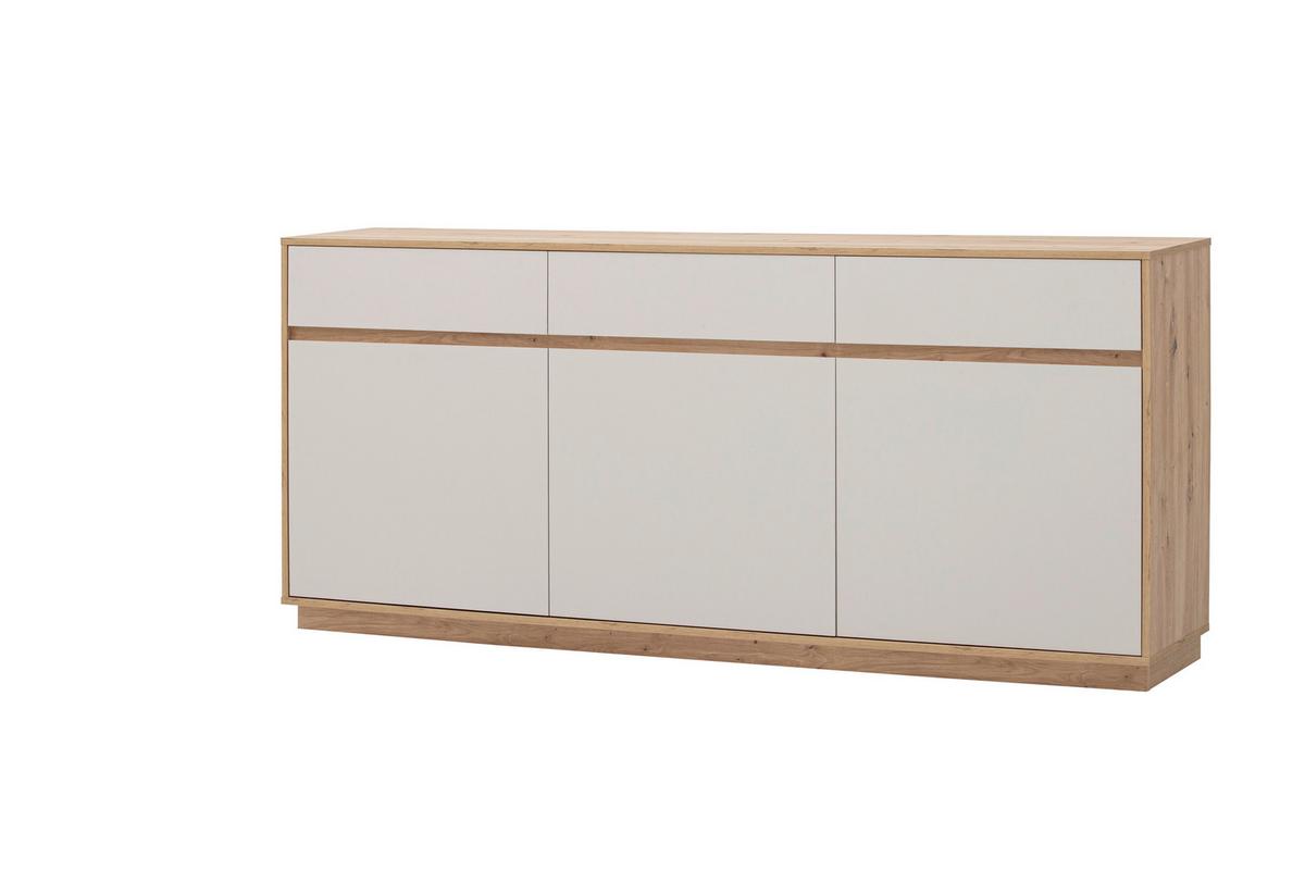 Sideboard Sonora Eiche Artisan B: 202cm - Kaschmir/Eiche Artisan, Design, Holzwerkstoff (202/89/40cm) - MID.YOU