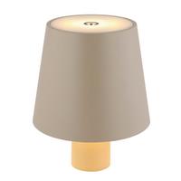 Akku-tischleuchte 58438ss Für Flaschenhals 3cm - Sandfarben, Trend, Kunststoff/Metall (10,6/13cm) - Globo