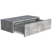 Nachtkästchen Usal M B: 60 Cm Grau - Grau, MODERN, Holzwerkstoff (60/15/30cm) - MID.YOU