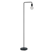 Stehlampe Diallo Schwarz Schlichtes Design, Fußschalter - Schwarz, Basics, Metall (23/149cm) - Trio Leuchten