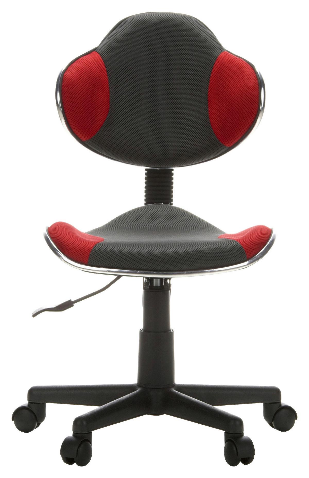 Jugenddrehstuhl Kiddy Gti 2 Rot/grau - Rot/Grau, Basics, Kunststoff (45/86-101/42cm) - MID.YOU