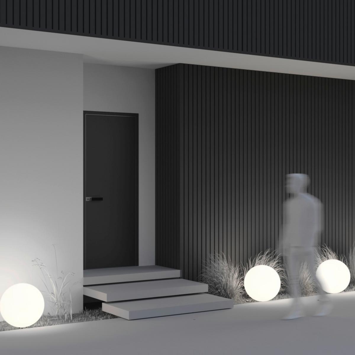 Wegeleuchte Erda - Schwarz/Weiß, Basics, Kunststoff/Metall (50/49/50cm) - MAYTONI