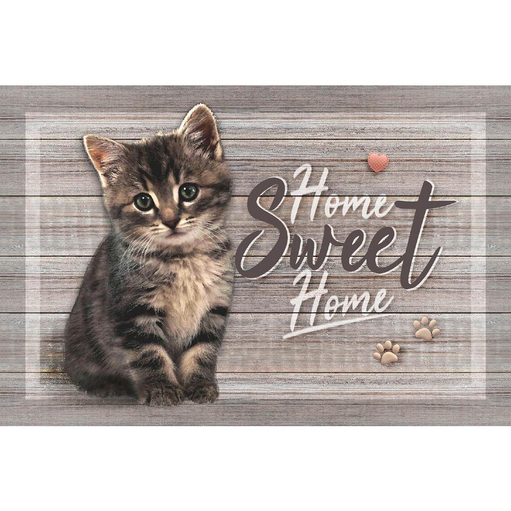 Fußmatte Luna 40x60 Cm Katzenmotiv Rutschfest