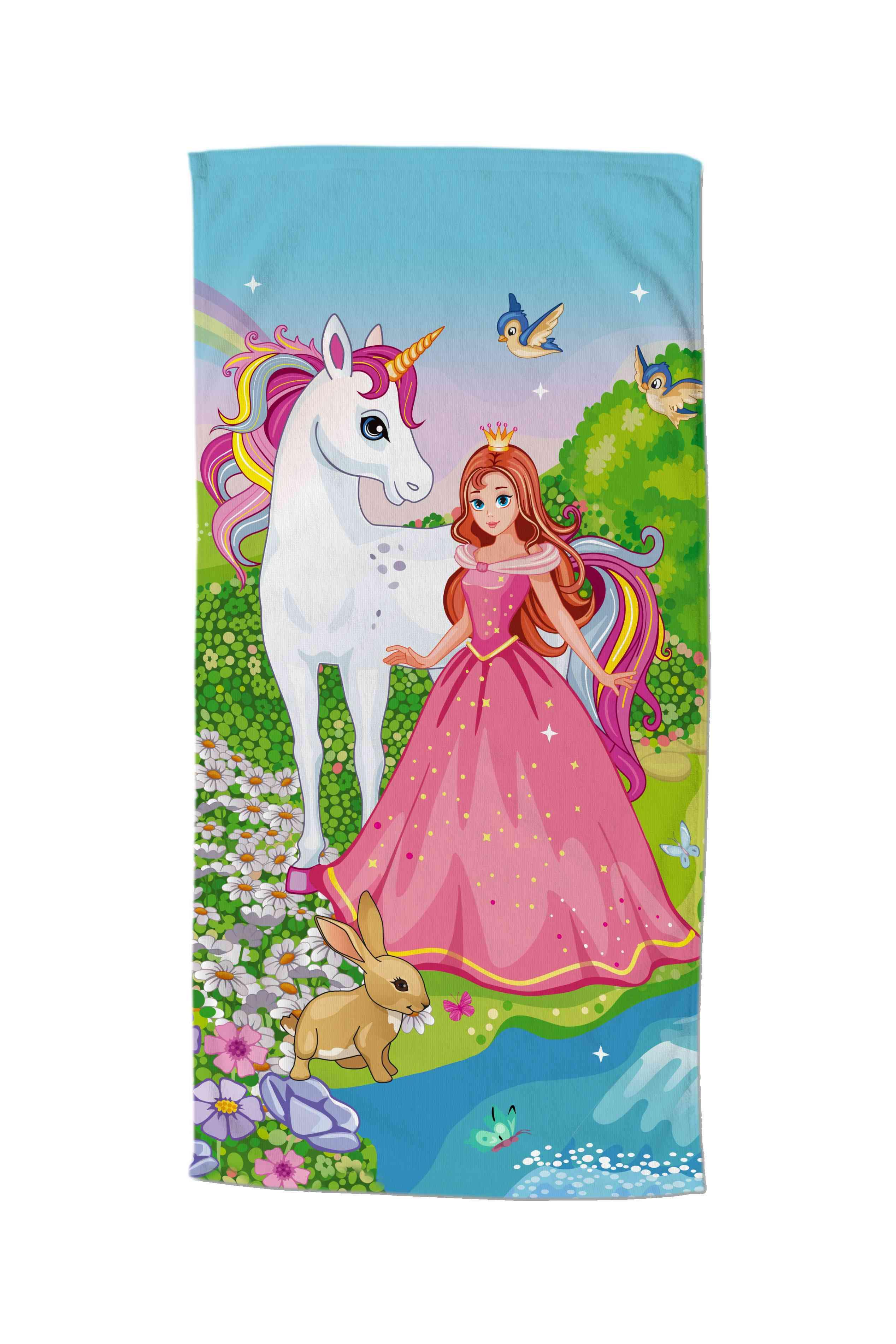 Strandtuch Fairytale Multicolor 75x150 Cm - Multicolor, Trend, Textil (75/150cm)