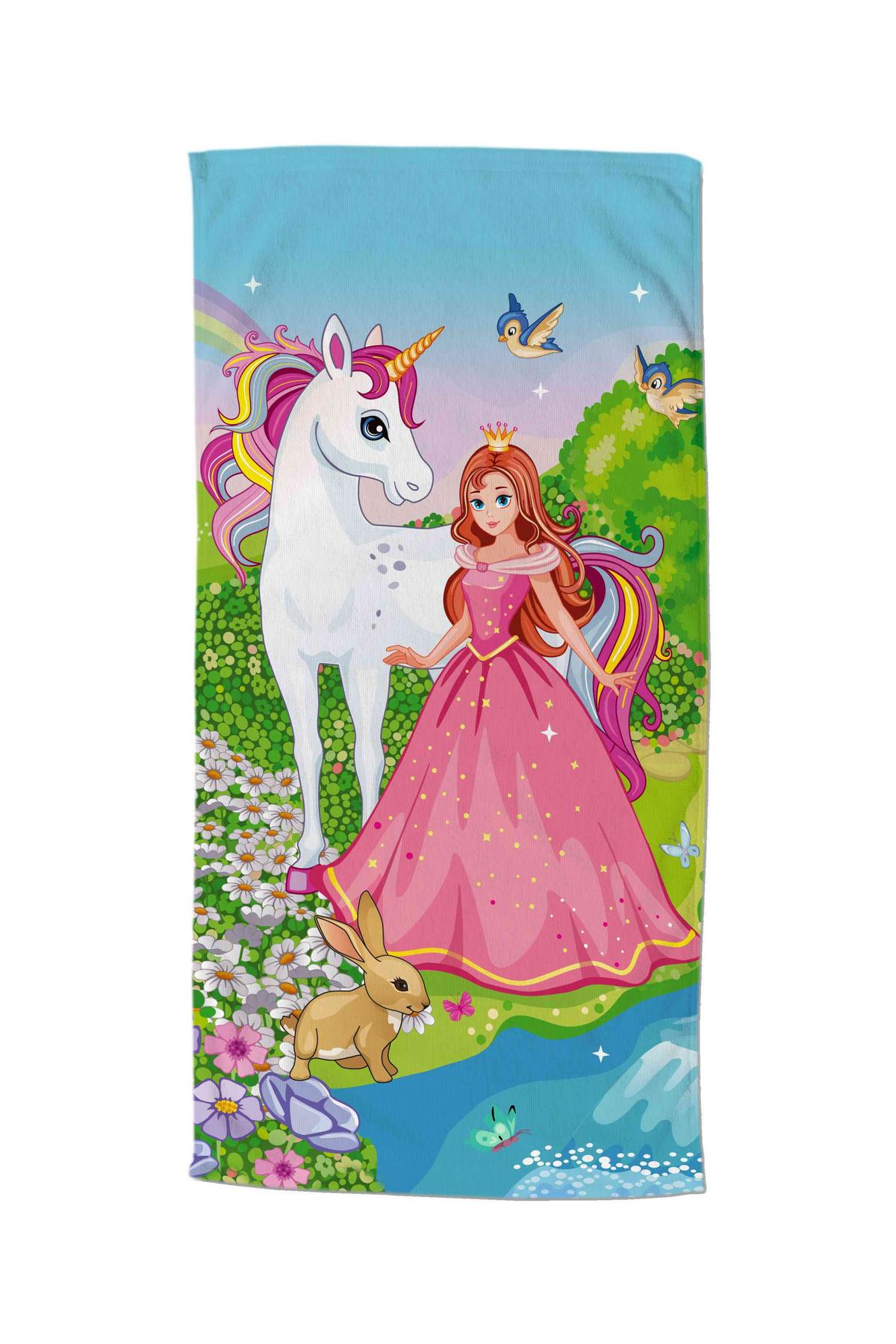 Strandtuch Fairytale Multicolor 75x150 Cm - Multicolor, Trend, Textil (75/150cm)