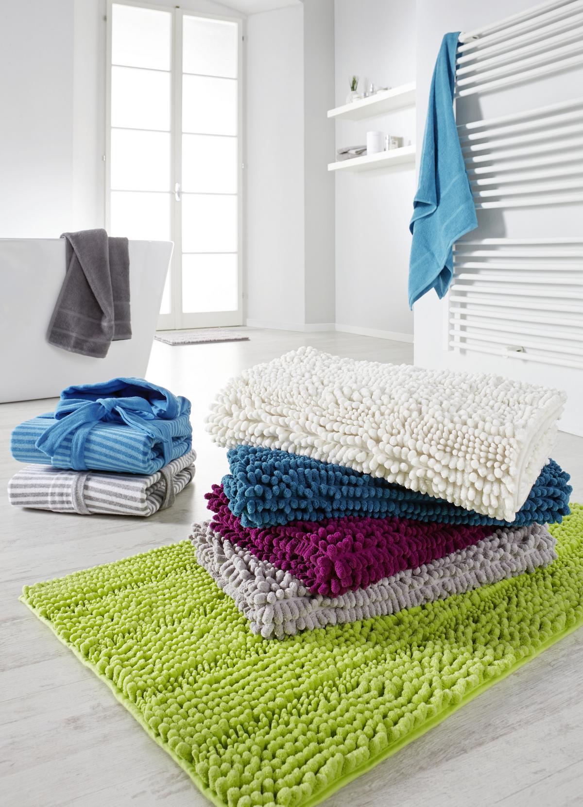 KÚPEĽŇOVÁ PREDLOŽKA Uwe, 60/100cm, biela - biela, textil (60/100cm) - Modern Living