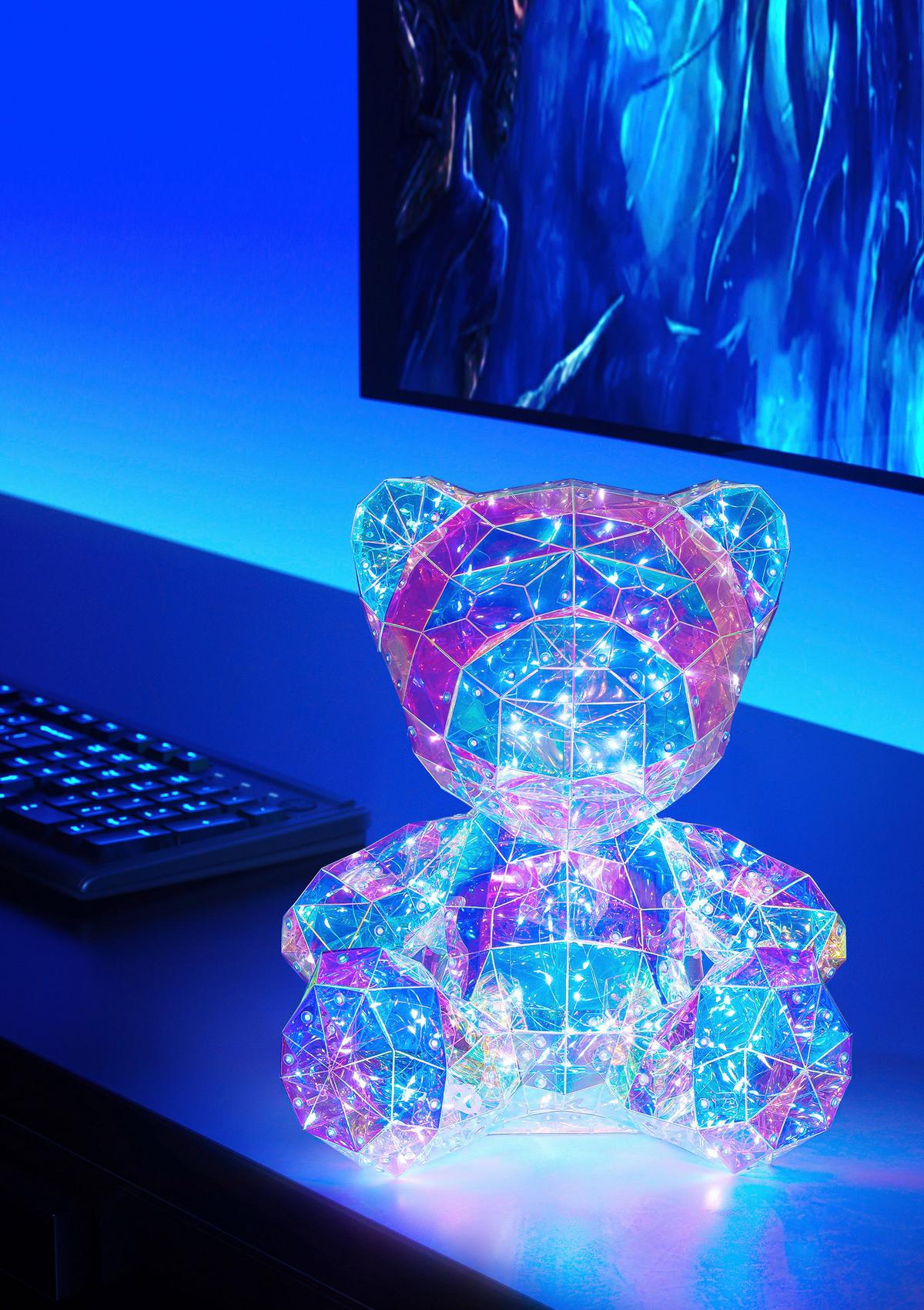 DEKORAČNÍ LED SVÍTIDLO BERLI - průhledné, Konvenční, plast (19/20/25cm) - Modern Living