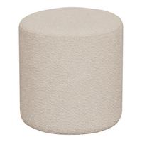 Pouf Ejby Beige, B/h/t: 34x36x34cm - Beige, Basics, Textil (34/36/34cm)