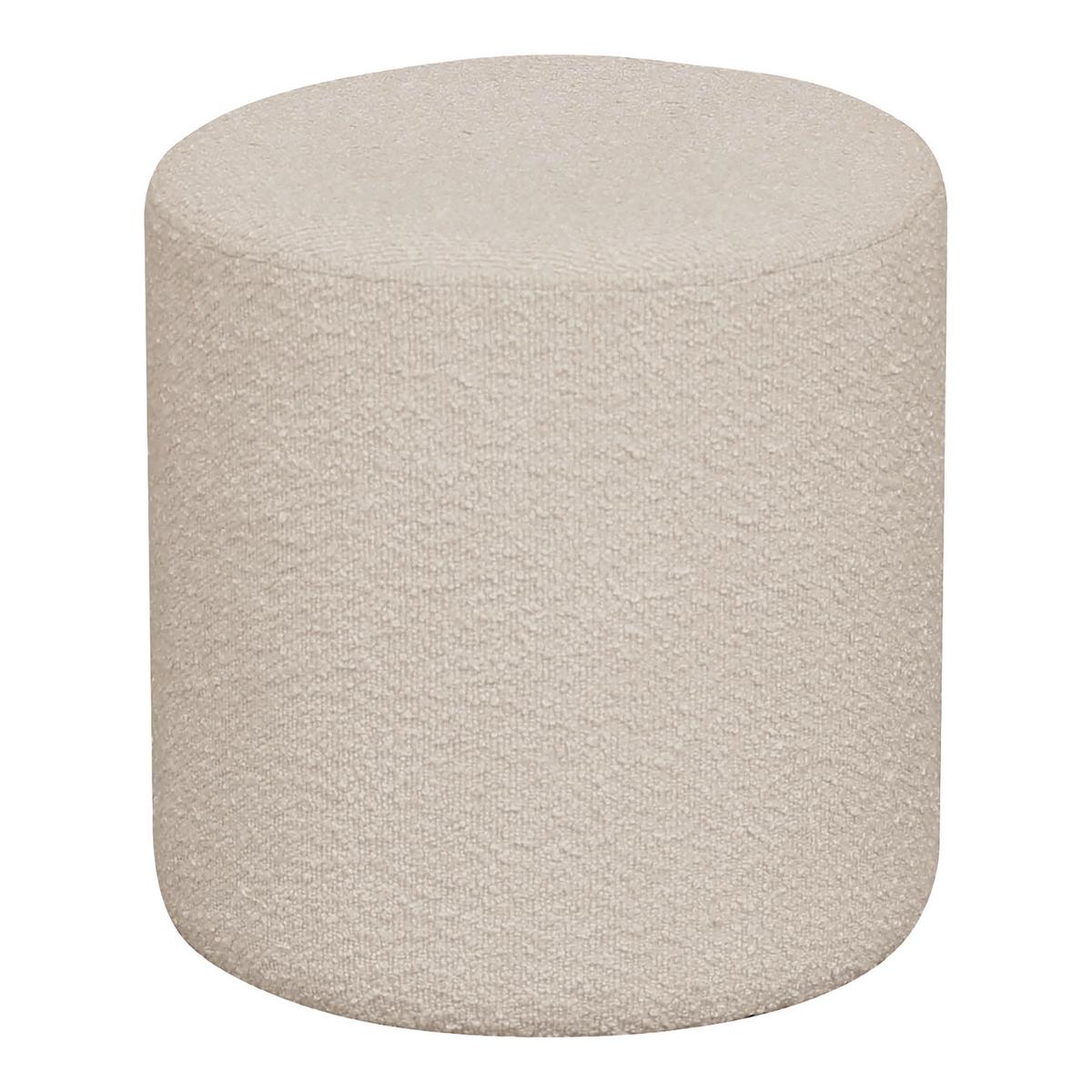 Pouf Ejby Beige, B/h/t: 34x36x34cm - Beige, Basics, Textil (34/36/34cm)