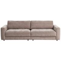 Bigsofa Be Comfy B: 264 Cm Silberfarben Cord - Silberfarben/Schwarz, MODERN, Textil (264/83/126cm) - MID.YOU