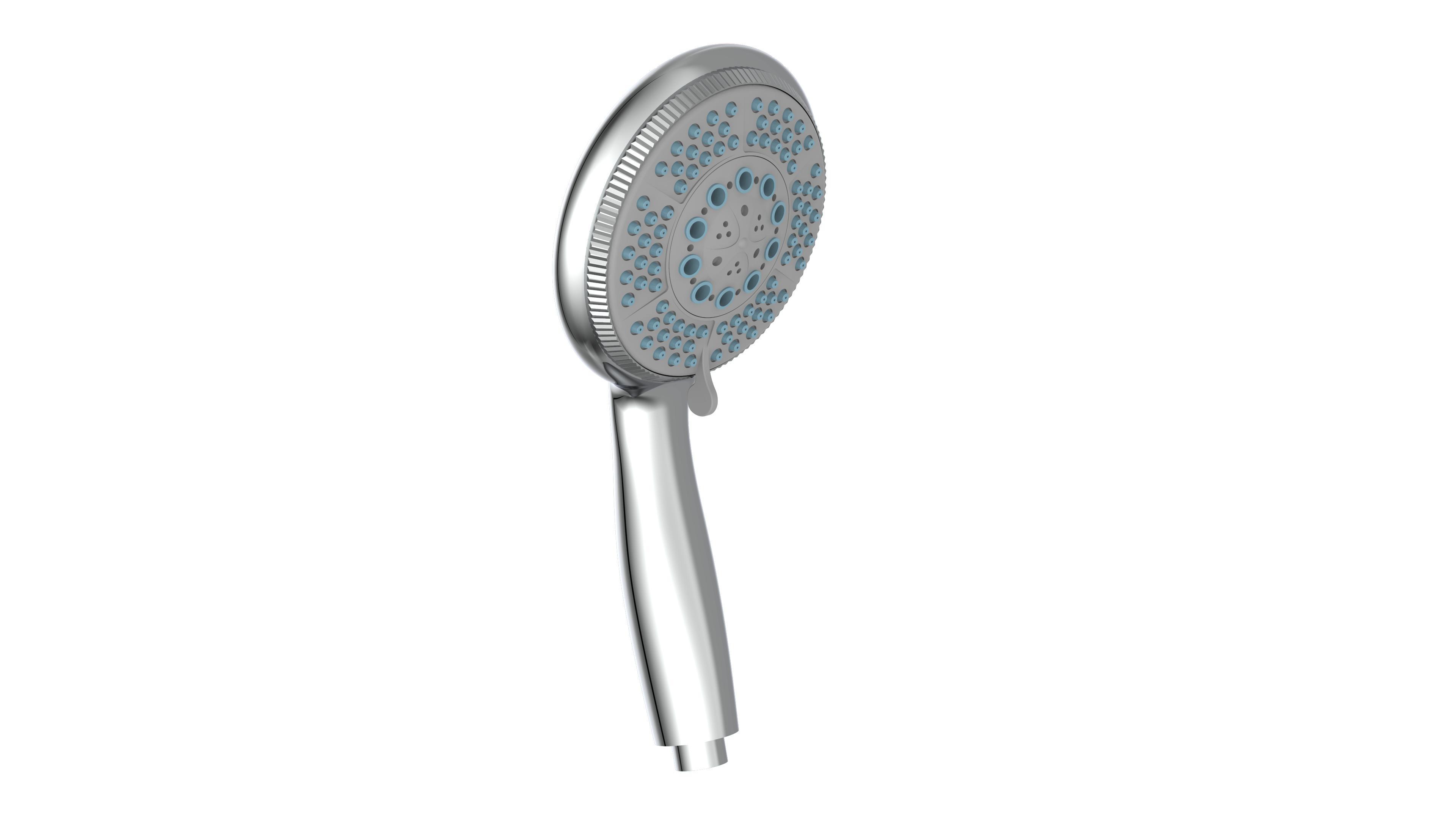 Sprchová hlavica HARMONIE DX 9021 - chrómová, Konventionell, plast (12,00/26,00cm)