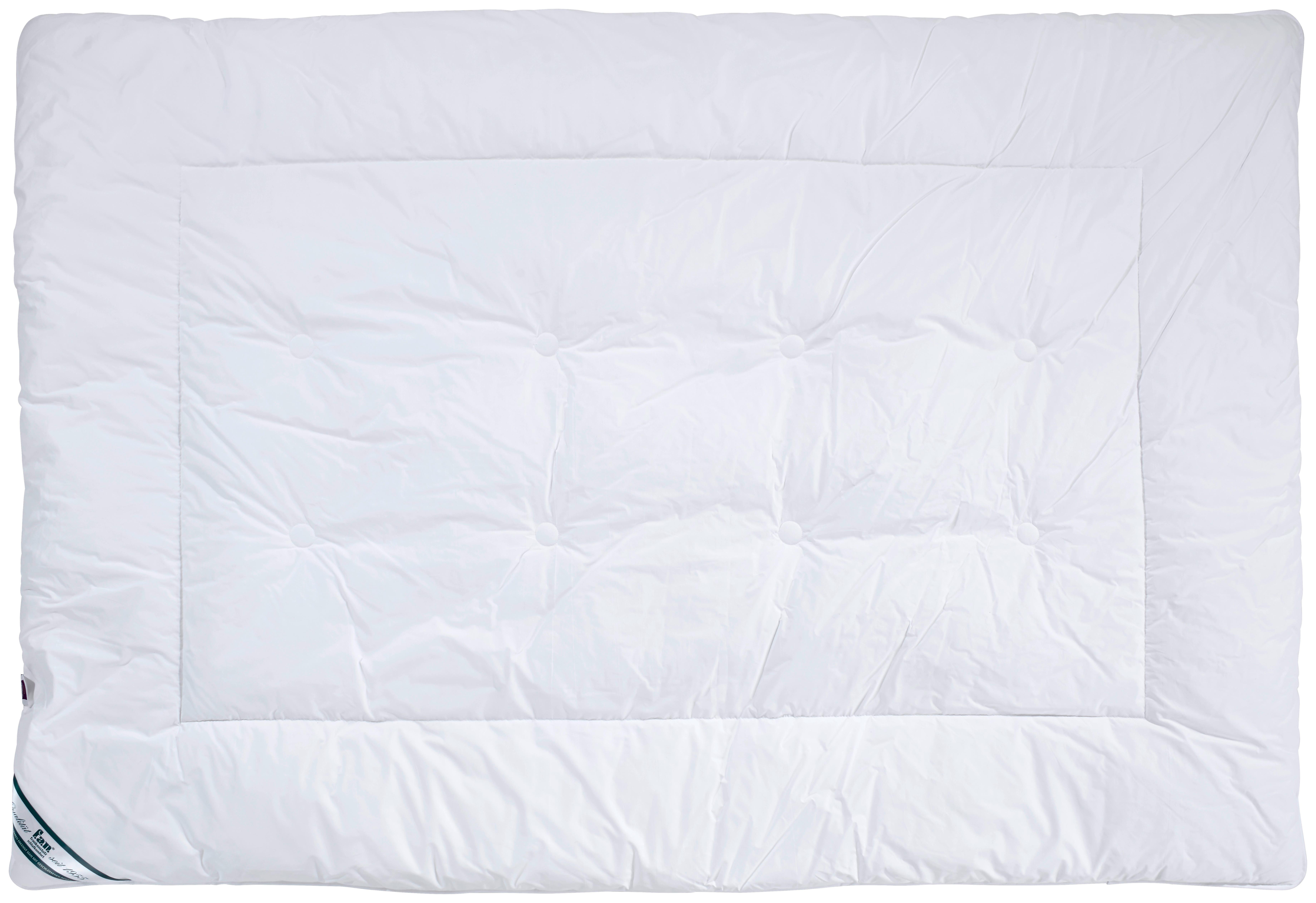 Steppdecke Duo-Decke 4 Polyester 140x200 cm - Weiß, MODERN, Textil (140/200cm) - FAN