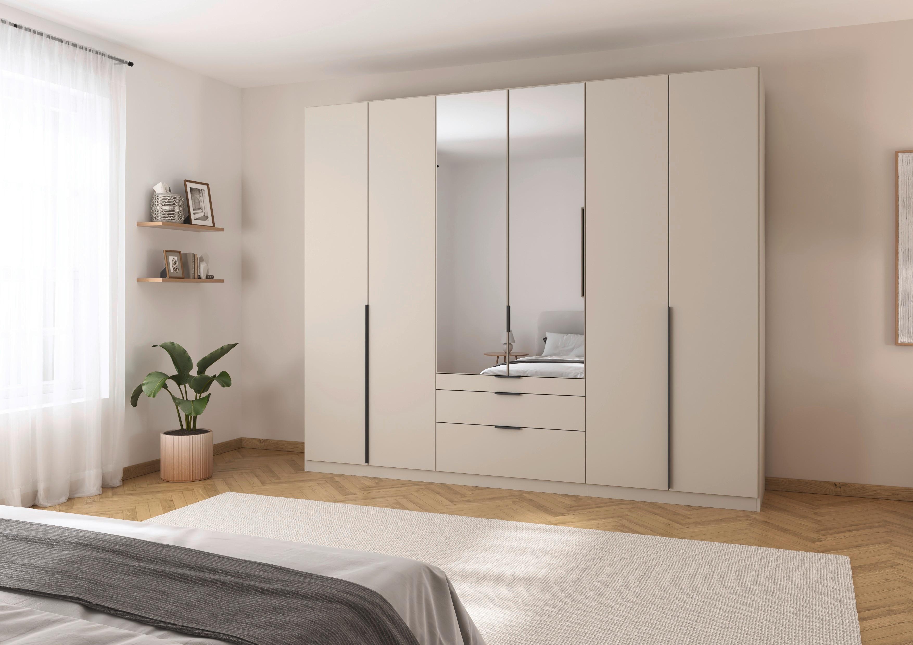Drehtürenschrank Alabama Champagner B: 271 Cm - Champagner, MODERN, Holzwerkstoff (271/229/54cm) - Rauch Möbel