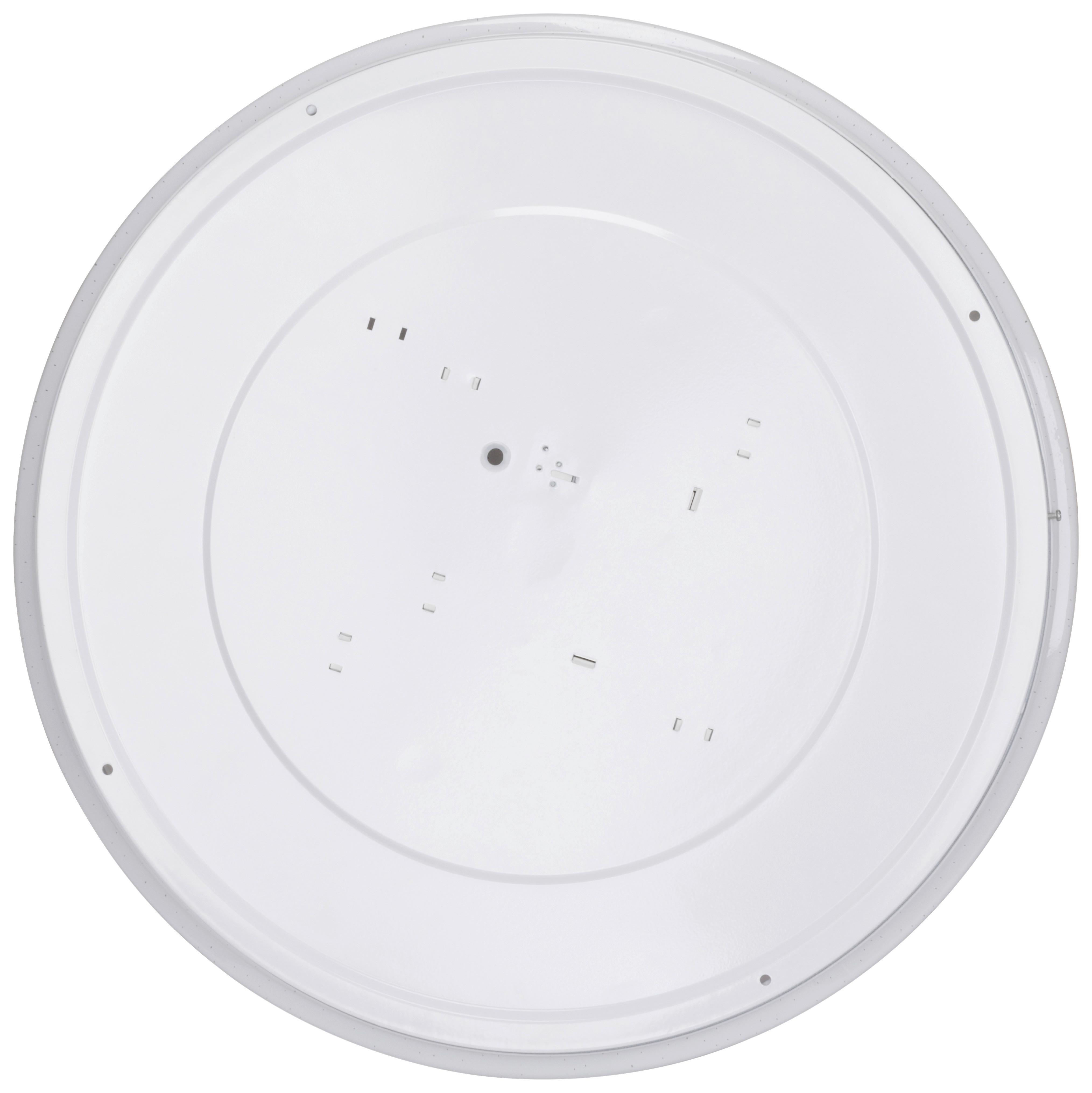 LED-Deckenleuchte Semra - Weiß, KONVENTIONELL, Kunststoff/Metall (48cm) - Luca Bessoni