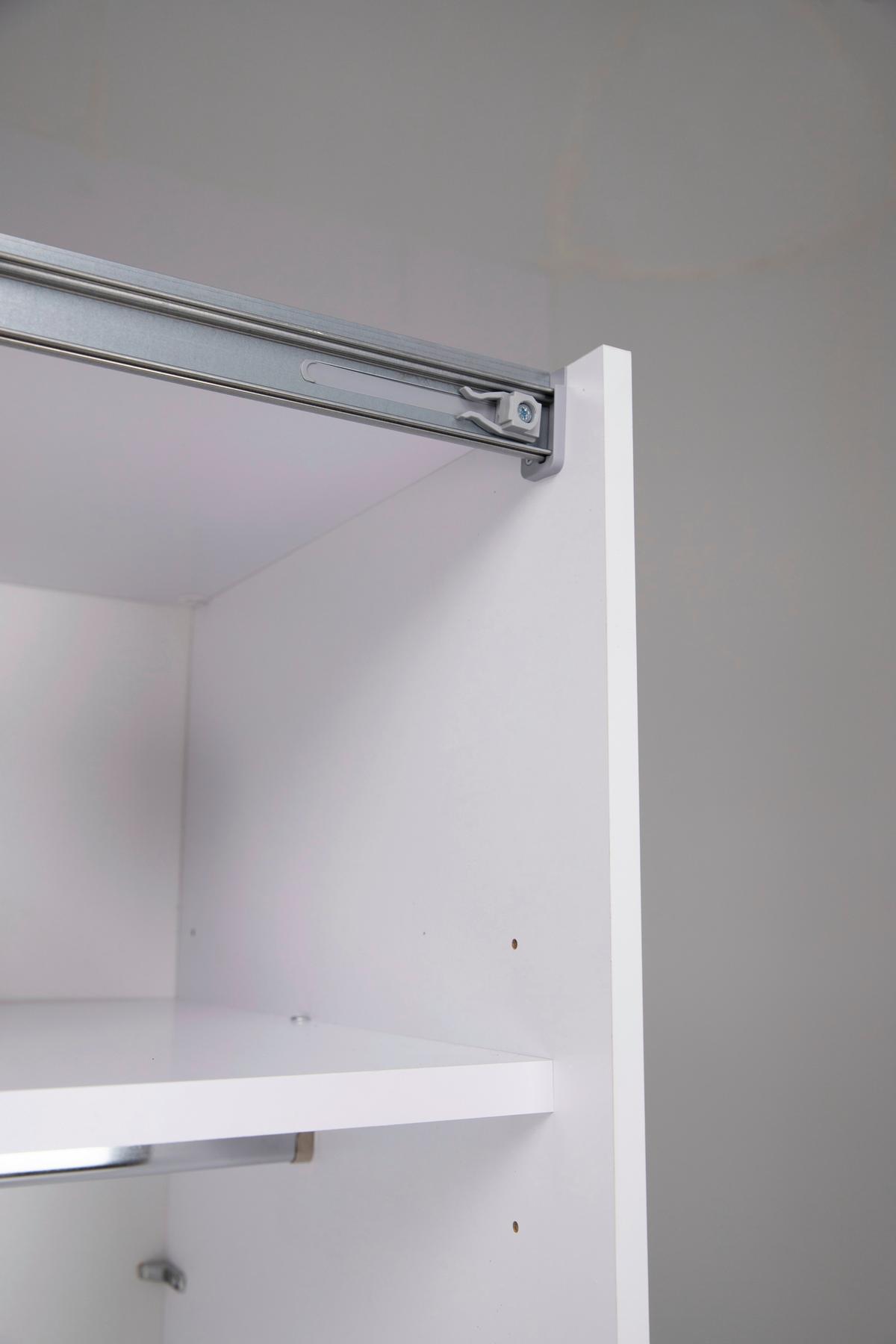 SCHIEBETÜRENSCHRANK Wilma Weiß B: 175cm - Weiß, MODERN, Holzwerkstoff (175/210/61,5cm) - P & B