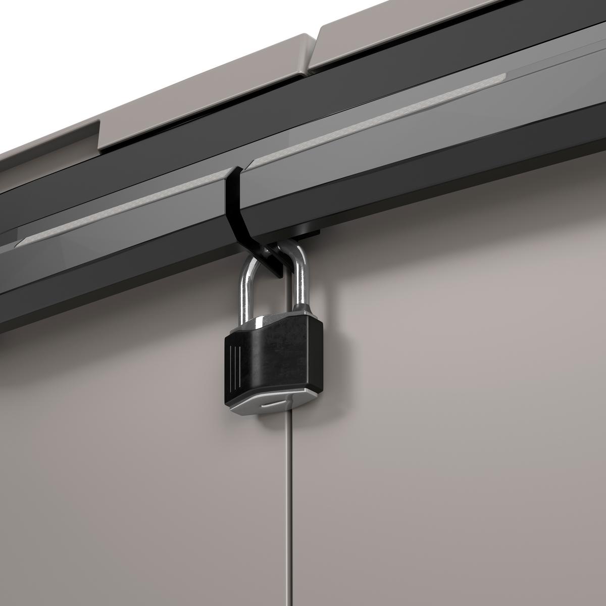 Müllsackständer E-Com Split Basic für 2 Säcke mit Je 110l - Schwarz/Grau, Design, Kunststoff (68/85/39cm) - Keter