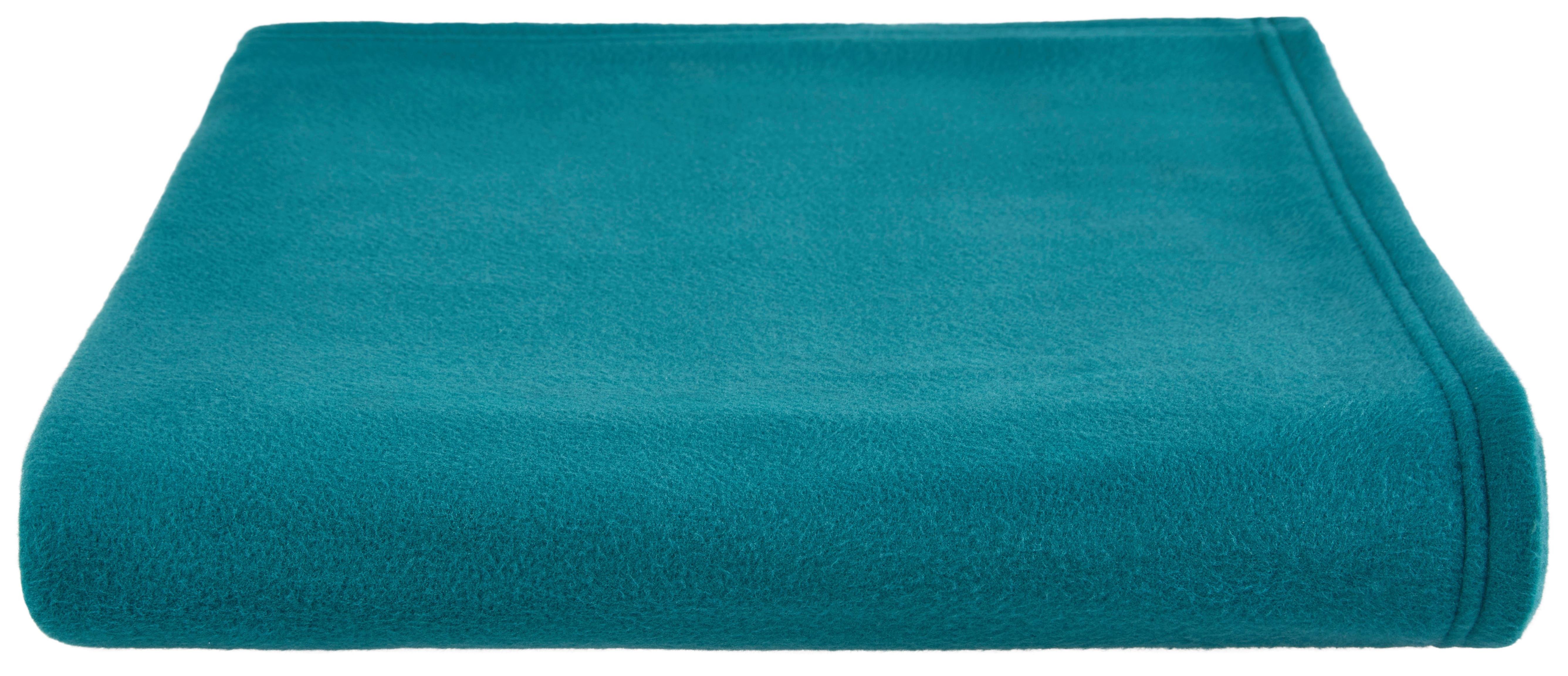 Pléd Isabell - olajkék, Modern, textil (150/200cm) - Luca Bessoni