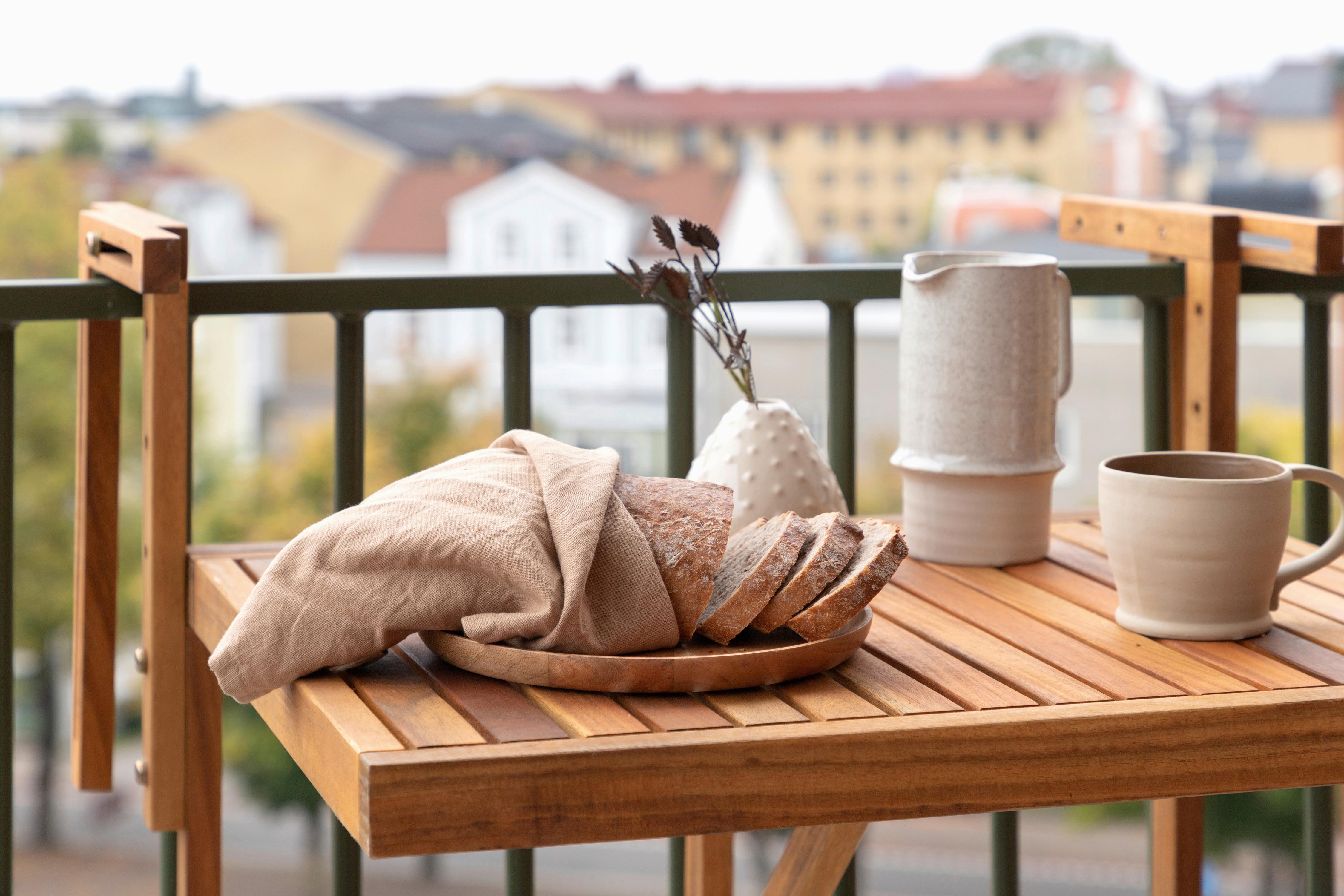 Gartentisch Klappbar Marion Akazienholz L 60 cm - Akaziefarben, KONVENTIONELL, Holz (60/45/55cm) - Gardenson