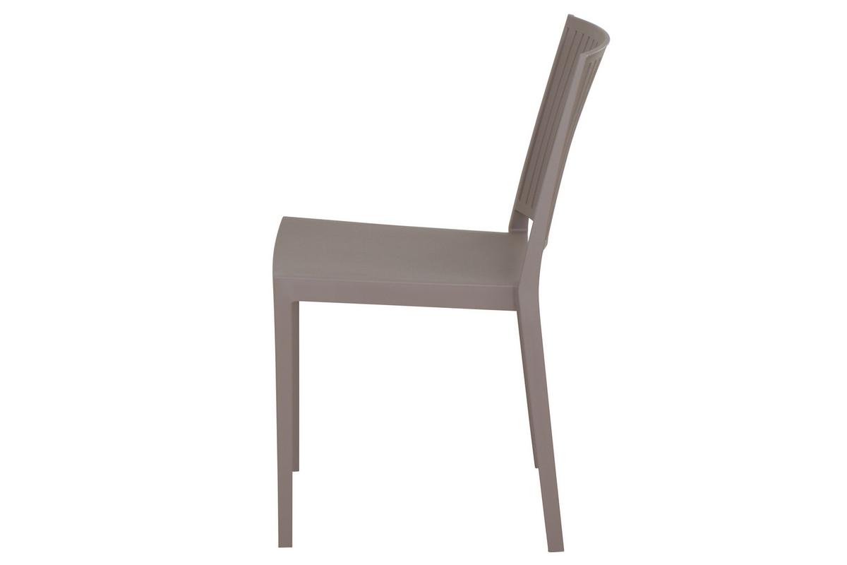 Stapelstuhl T20101 - Taupe, Basics, Kunststoff (57/80/56cm) - Siena Garden