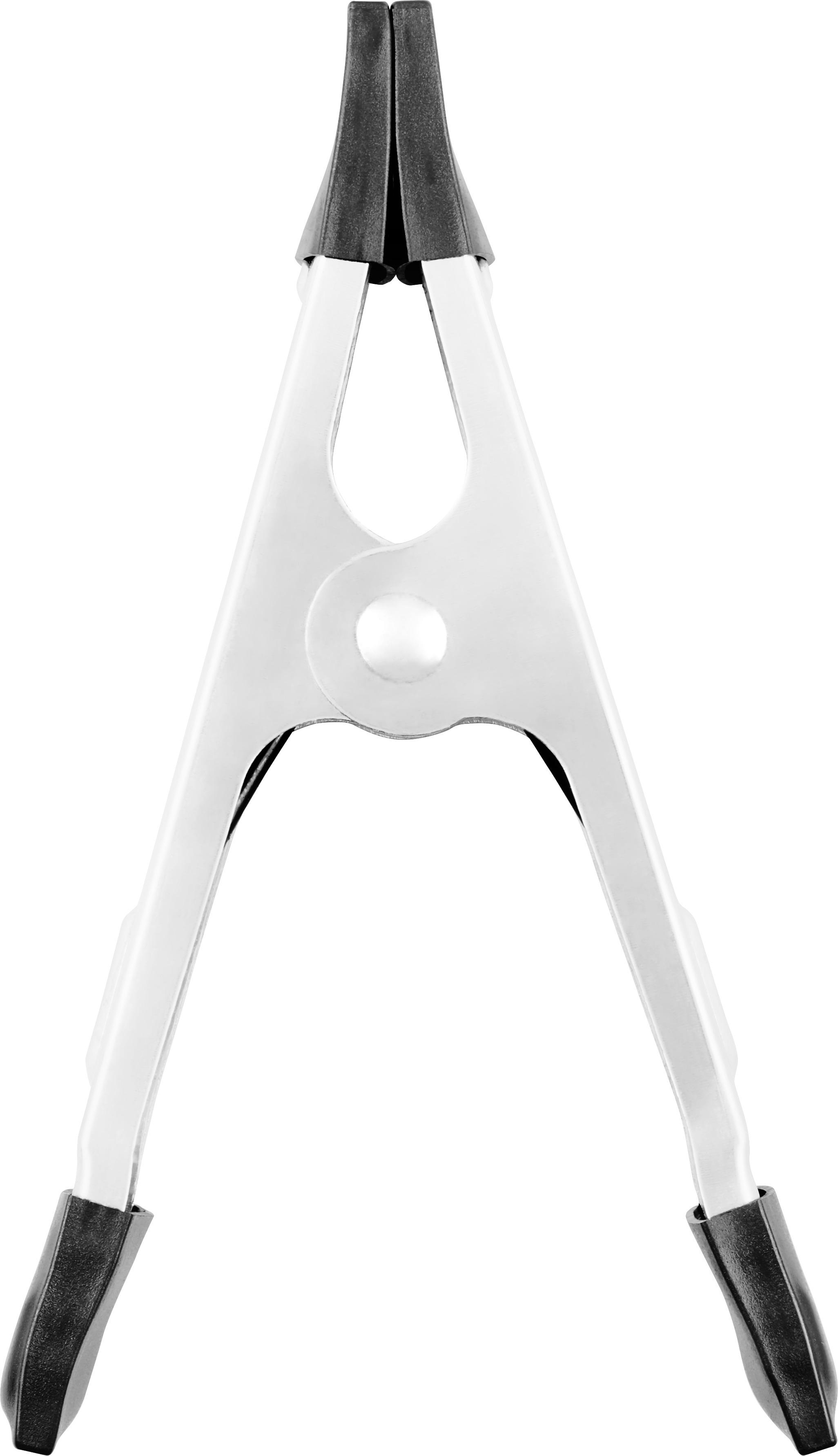 Enyvezőcsipesz Kb. 15cm - ezüst/fekete, Konventionell, fém (15cm)