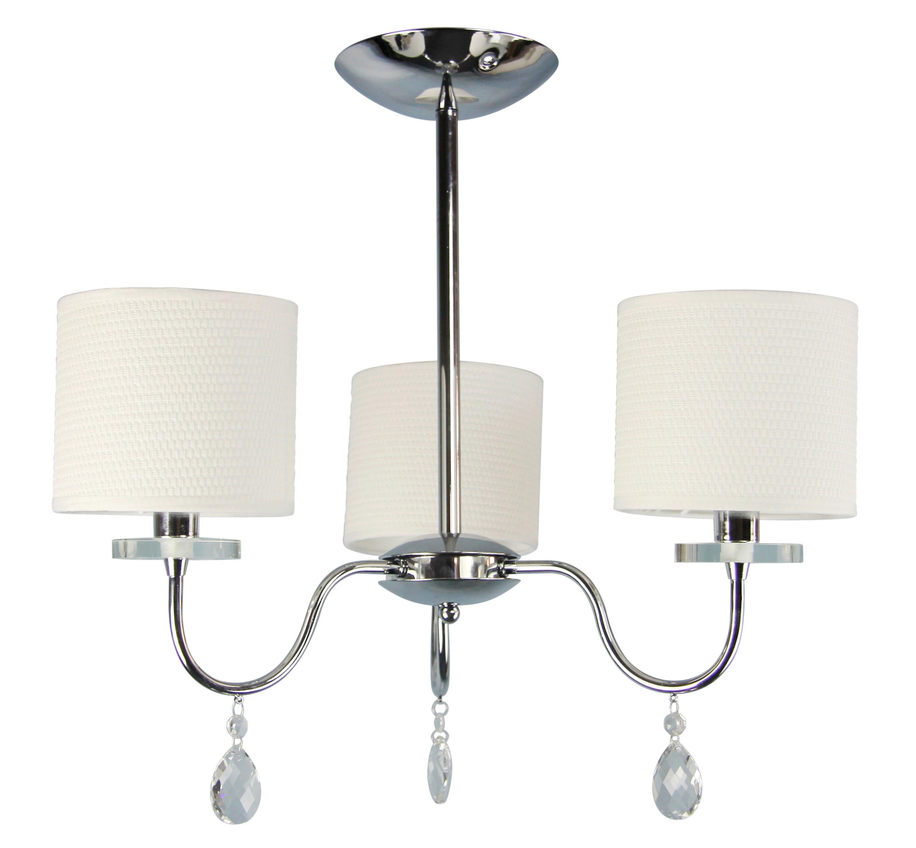 Pendelleuchte 33-11664 Estera - Chromfarben, KONVENTIONELL, Kunststoff/Metall (58/58/56cm)