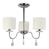 Pendelleuchte 33-11664 Estera - Chromfarben, KONVENTIONELL, Kunststoff/Metall (58/58/56cm)