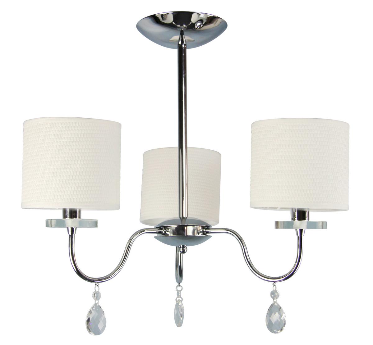 Pendelleuchte 33-11664 Estera - Chromfarben, KONVENTIONELL, Kunststoff/Metall (58/58/56cm)