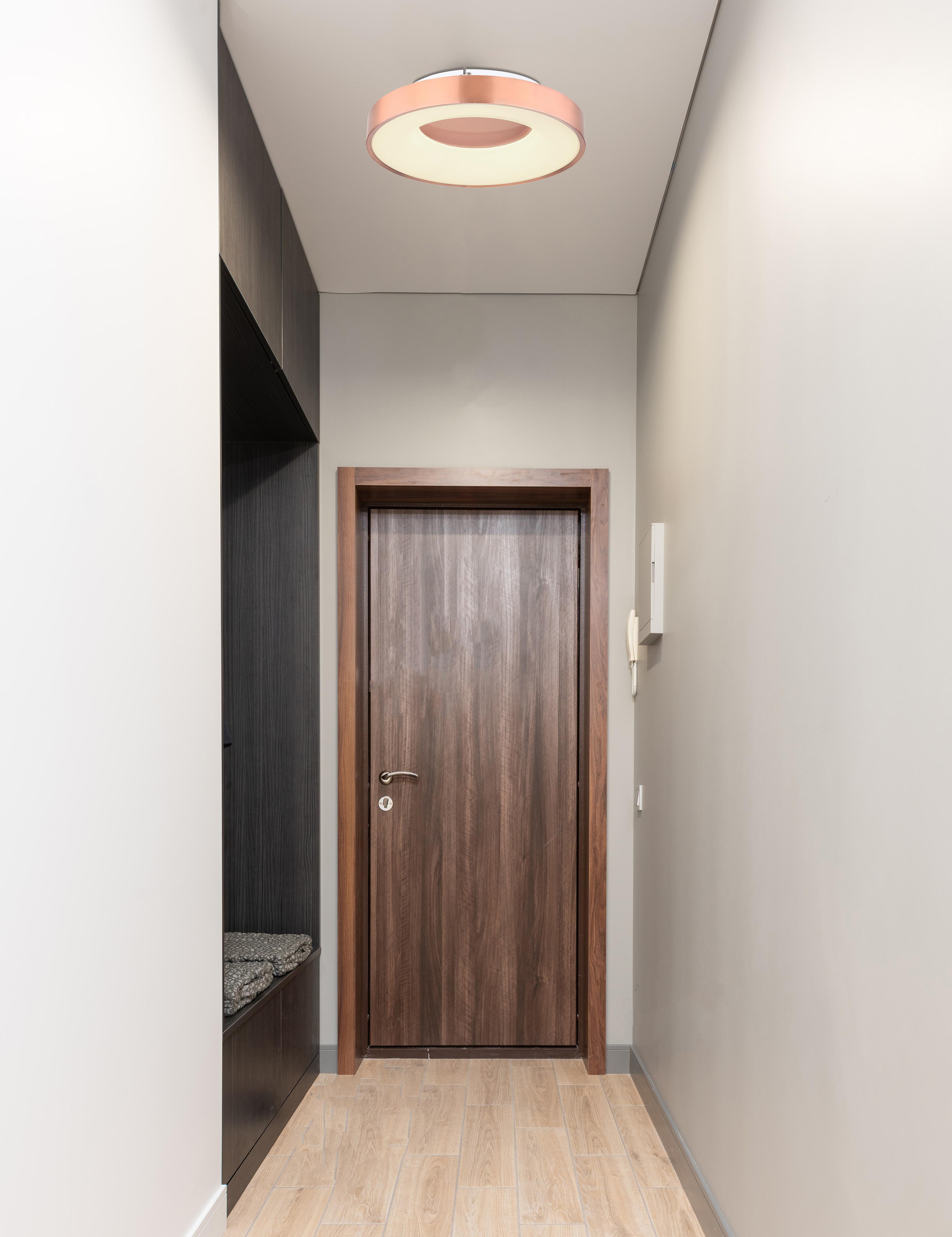 LED-Deckenleuchte 41758-30c Ø 40 cm - Opal/Weiß, Design, Kunststoff/Metall (40/10cm) - Globo