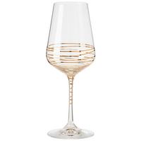 Pohár na biele víno Elegance ca. 350 ml - čiré/barvy zlata, Moderní, sklo (0,35l) - Bohemia