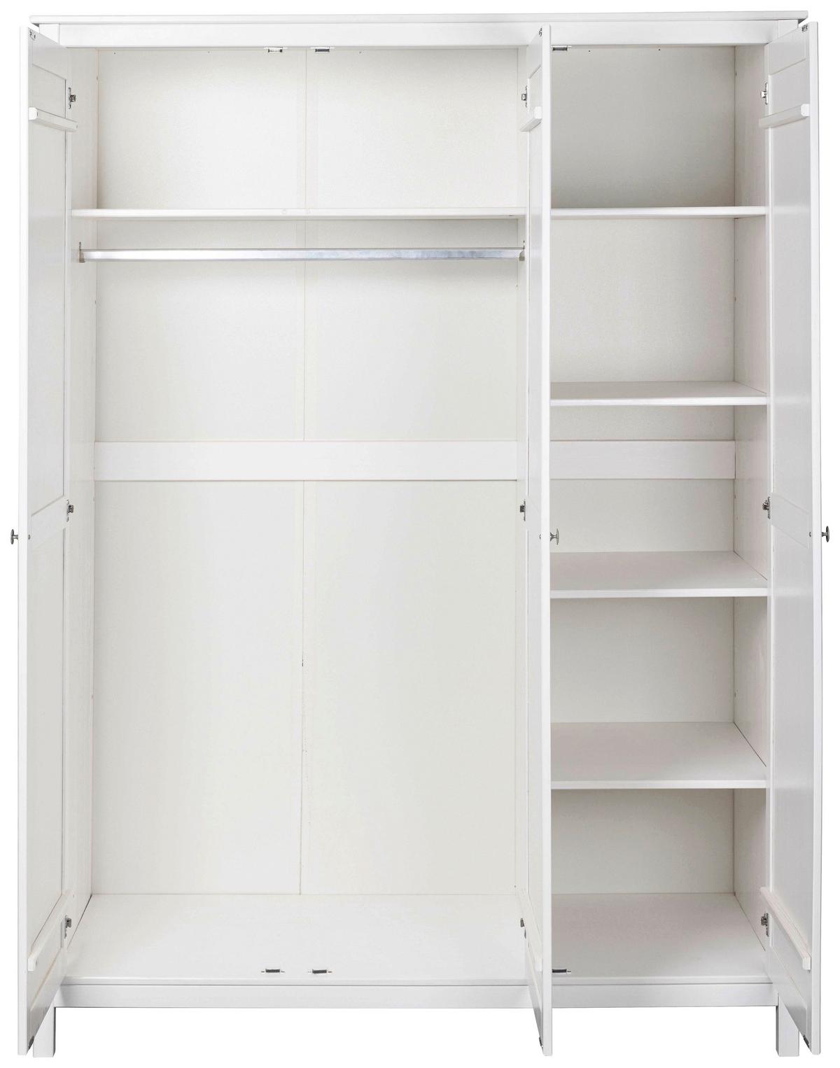 Einzelzimmer Vilmar Chilly Weiß 3-Teilig - Weiß, MODERN, Holz - MID.YOU