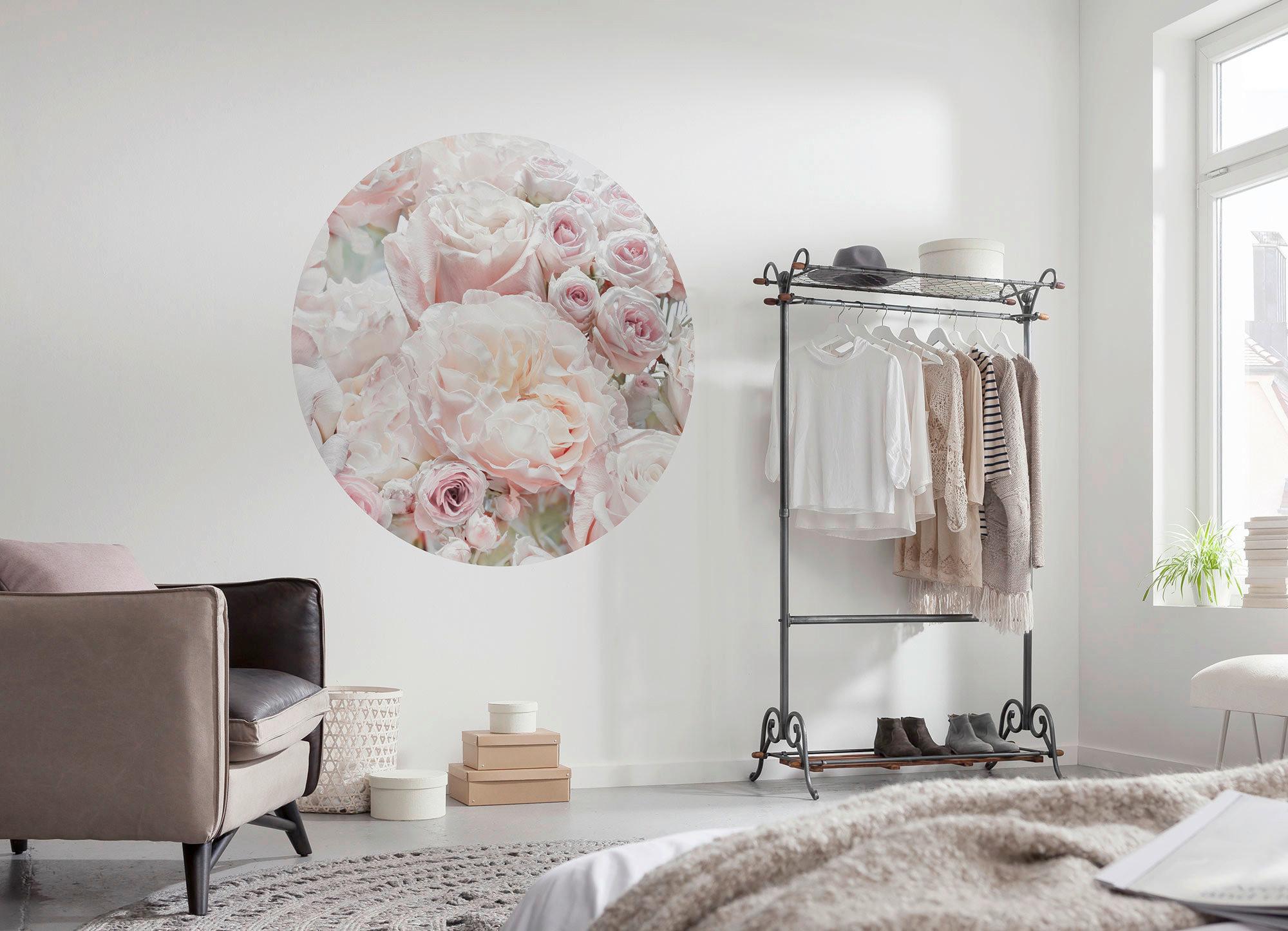 Fototapete D1-072 Pink And Cream Roses - Multicolor, Trend (125cm)