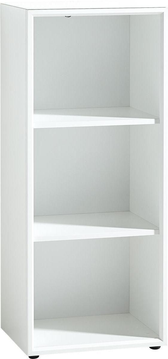 Aktenregal Gw-Monteria Weiß B: 50 cm - Schwarz/Weiß, MODERN, Holzwerkstoff (50/120/37cm) - Germania