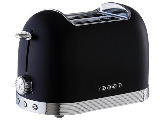 Toaster Al T2.2 B Schwarz 850W 220-240V - Schwarz, MODERN, Metall (32/21/17cm) - Schneider Toaster Al T2.2 B Schwarz 850W 220-240V - Schwarz, MODERN, Metall (32/21/17cm) - Schneider